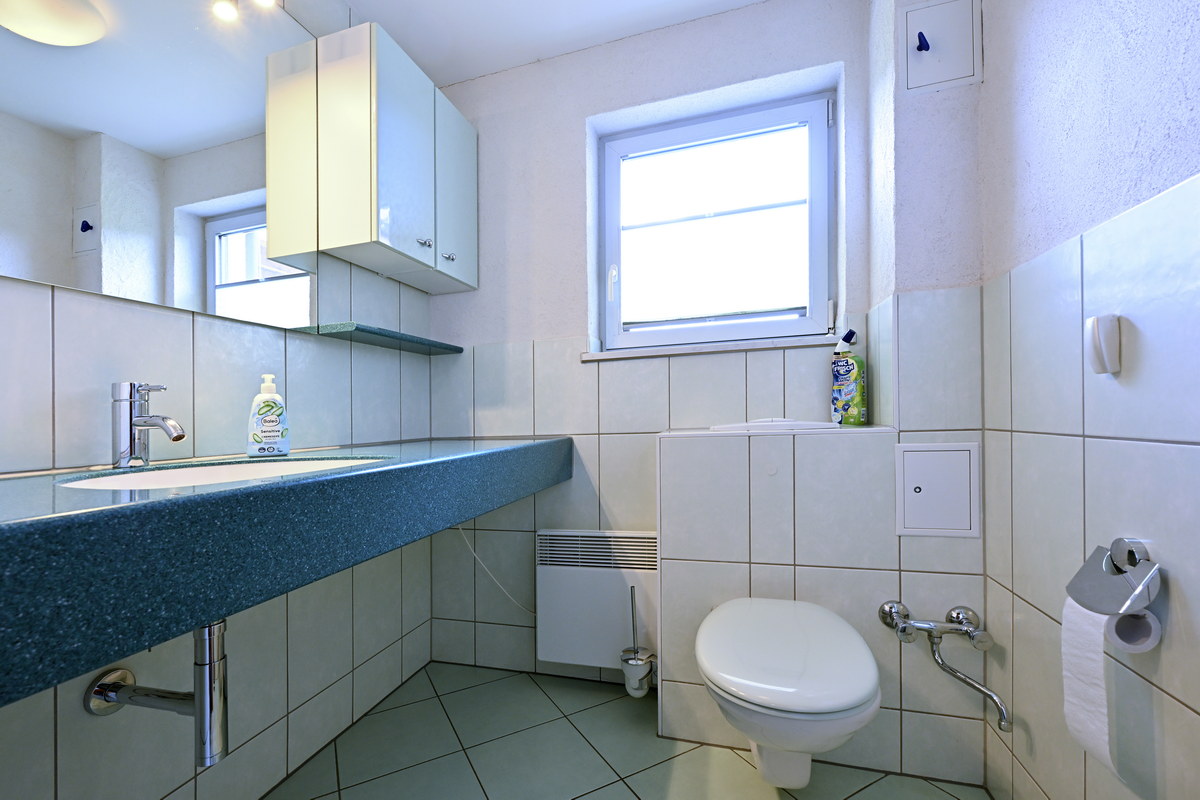 WC im Untergeschoss